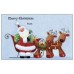 My First Christmas 2022 Nappy Safety Pin Keepsake Charms with Reindeer and Snowman